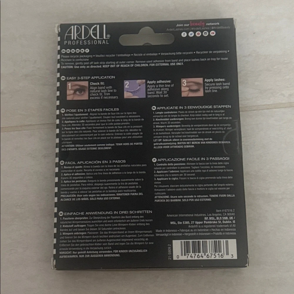 Ardell Wispies False Eyelashes - Black (6 Pairs, Bonus 6th Pair)